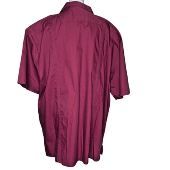 Maximos by R & B Cotton Vintage Guayabera Button Up Shirt Top Size 4X NWT - Picture 3 of 10